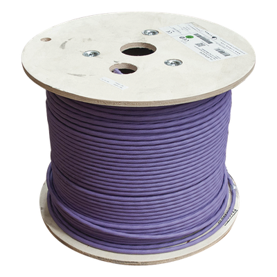 Cable S/FTP / Cat 7A / 4 Pares / 305 m (1000 ft) / Blindaje Doble / LS0H / 75°C / PoE