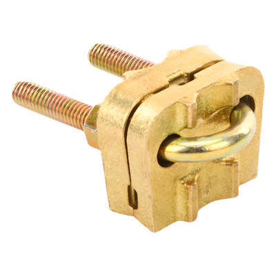 Conector de Varilla a Cable / Varilla 3/4" / Cable 2/0 AWG a 350 Kcmil / Tubería 3/8" a 3/4" / Bronce de Alta Conductividad