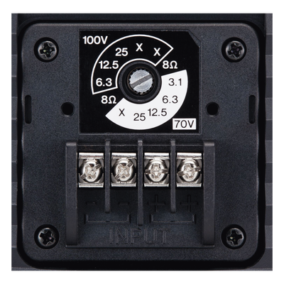 Altavoz de Montaje en Pared / 2 Vías / Woofer 4 in / Tweeter 1 in / IPX3 / 8 Ohms / 70/100V / Color Blanco / Par
