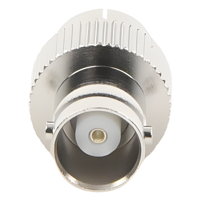 Adaptador de Interconexión / BNC Hembra a Conector-Rosca / Cuerpo Niquelado / Contacto de Plata / Compatible Kenwood e Icom