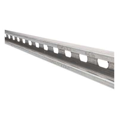 Unicanal perforado / 4x2 U30 / 3000 mm (9.84 ft) / Acero al carbón calibre 16 y 12 / Electro zinc 15-20 μm / ASTM y NF