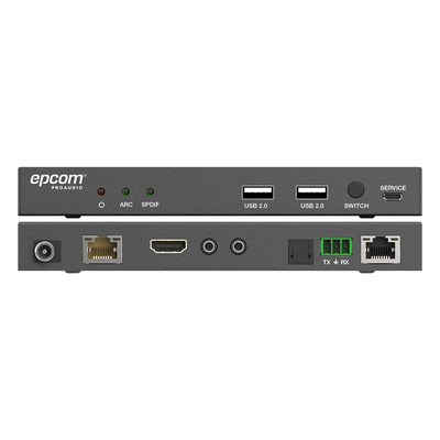 Extensor HDMI HDBaseT / 4K2K@60Hz / HDR 4:4:4 / 18 Gbps / Alcance 100 m (328 ft) / USB KVM / IR Bidireccional / PoC / HDCP 2.2
