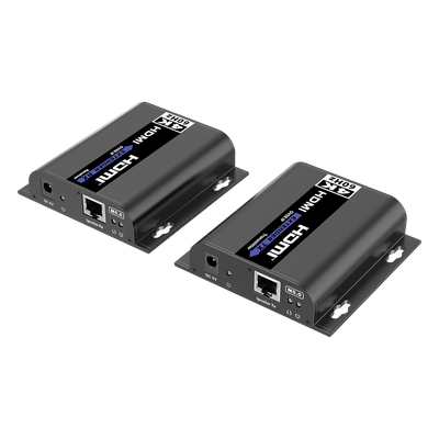 Extensor HDMI sobre IP / 4K@60Hz / Alcance 120 m (393.7 ft) / HDMI 2.0 / HDCP 2.2 / 18 Gbps / Matriz 256x256