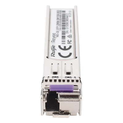 Transceptor SFP Industrial / 1 Gigabit / BIDI Monomodo / 20 km (65,616 ft) / TX 1550 nm / RX 1310 nm / -40 a 85 °C / LC