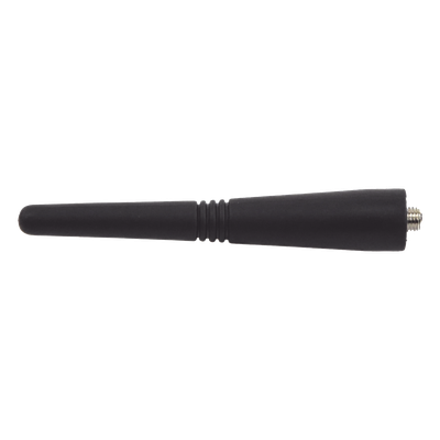 Antena UHF Helicoidal / 400-470 MHz / Ganancia 0 dBd / Perfil Recortado 170 mm / Conector Rosca Monopolo / Omnidireccional Vertical