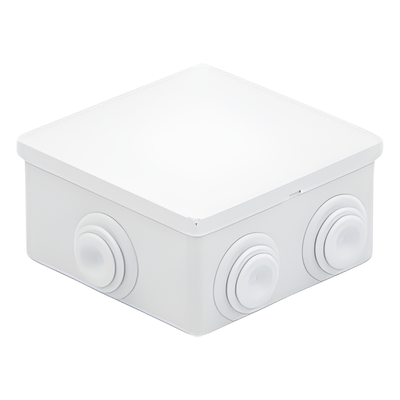 Caja Estanca de Derivación / PVC Libre de Halógenos / 10 Entradas / IP55 / IK08 / 150x110x70 mm (5.9x4.3x2.7 in) / -24°C a 60°C