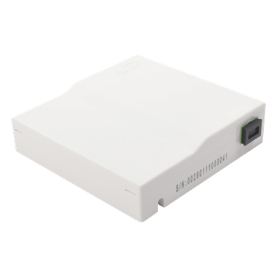 Caja Terminal de Fibra Óptica / Roseta Interior / Acoplador SC/APC / IP30 / 86 x 86 x 23 mm / Cable Drop hasta 4 mm
