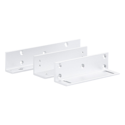 Kit de Brackets de Montaje Z y L / Aluminio Reforzado / 182 x 40 x 24.3 mm / Para Chapa Magnética