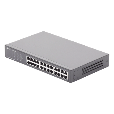 Switch no administrable / 24 puertos 10/100 Mbps / 35.7 Mpps / Escritorio o rack
