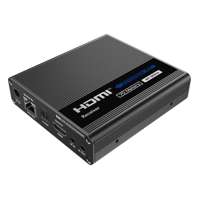 Receptor HDMI IPColor / 4K@60Hz / Sin Compresión / IR / 70 m (229.7 ft) / Cascada hasta 700 m (2296.6 ft) / 24/7