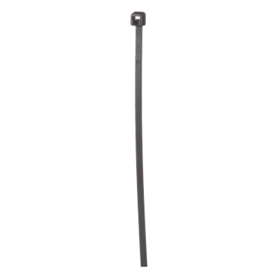 Cincho de Bloqueo / Nylon 6.6 Resistente a Intemperie / 203 mm x 2.5 mm / 8 pulgadas / UV Exterior / Negro / Paquete 100 pz