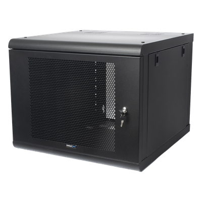 Gabinete de Pared / 9U / 635mm Profundidad / 19 in Rack / Acero Reforzado / 2.08 ft Profundidad