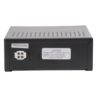 Sirena Vehicular / 100 W / 115 dB / 12 VCC / 6 Tonos Programables / Micrófono Integrado