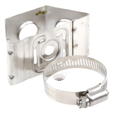 Adaptador de Sujetadores de Presión / Acero Inoxidable / Tubo 1 a 2 (25.4 a 50.8 mm) / Agujero Pasante 3/4' / Paquete 10 Piezas