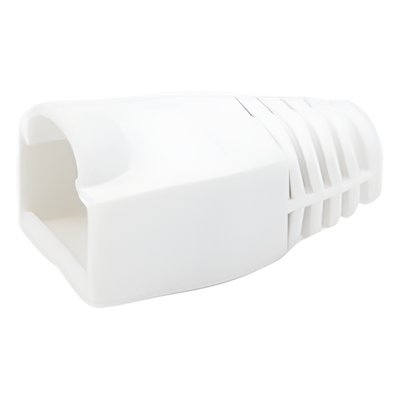 Bota de Protección / 27.5 mm / Cable 6.0 mm / RJ45 / TC-5 TC-6 / Plástico Blanco