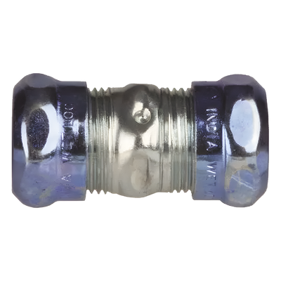 Conector de Compresión Hermético / Acero Galvanizado / Pared Delgada / 3/4 in / 1.35 x 1.25 in (34.29 x 31.75 mm)