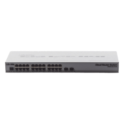 Switch / 24 Puertos Gigabit / 2 Puertos SFP+ 10G / Dual OS / 88 Gbps / 1 RU