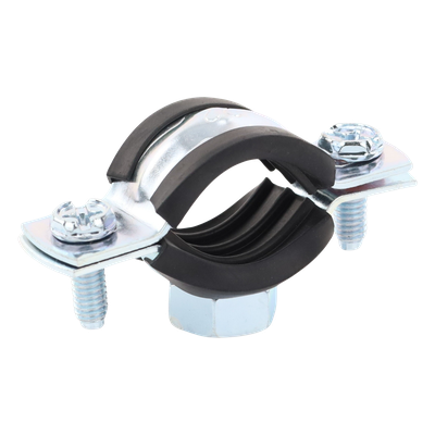 Abrazadera Isofónica Reforzada / 1/2" (22 mm) / Acero 1.75-2.3 mm / Carga 150 kg / -30°C a +120°C / Aislamiento EPDM
