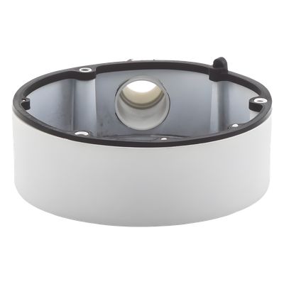 Caja de Conexiones para Mini Domo / Exterior IP66 / Aleación de Aluminio / Carga 4.5 kg / Ø137 x 42 mm