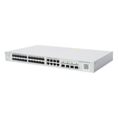 Switch Capa 3 Administrable / 24 Puertos SFP 1G / 8 Puertos Combo 10/100/1000 / 4 Puertos SFP+ 10G / 128 Gbps / 96 Mpps