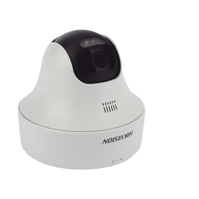 Cámara Domo Turret Turbo HD / 2 Megapixel / Dual Light 25 m (82 ft) IR + 20 m (65.6 ft) Luz Blanca / Audio Bidireccional / Interior