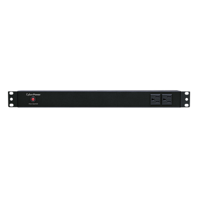 PDU Básico Rack / 10 Salidas NEMA 5-15R / 15 Amp / 120 Vca / 1U / Cable 4.5 m (14.8 ft)