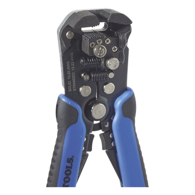 Pelacables Profesional / Ajuste Automático 10-20 AWG Sólido / 12-22 AWG Trenzado / Cable Romex 12/2 y 14/2 / Cortacables Integrado / HVAC y Termostatos