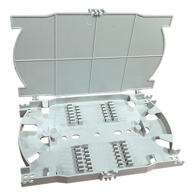 Charola de Empalme para Fibra Óptica / 24 Empalmes / Compatible con Distribuidor LPODF8002 / Diseño Modular