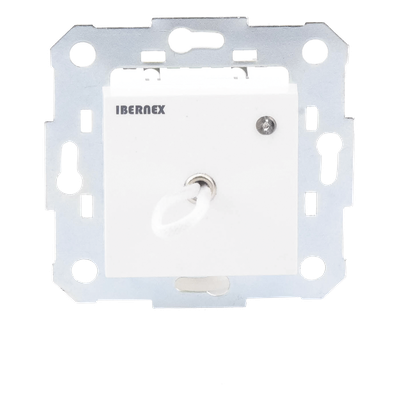 Módulo de Pared para Tirador de Baño / LED Indicador Rojo / Contacto NC Supervisado / IP54 / 12 VCC / 44 mm
