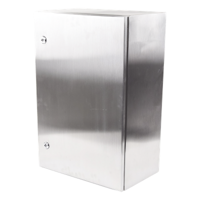 Gabinete de Acero Inoxidable IP66 / IK10 / 400 x 600 x 250 mm / 15.7 x 23.6 x 9.8 in / Carga 50 kg / Placa Galvanizada