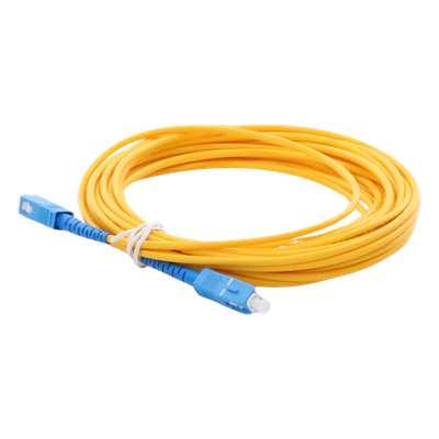 Jumper de Fibra Óptica / Monomodo OS2 G.652D / SC/UPC-SC/UPC / Simplex / 6 m (19.69 pies) / 3 mm