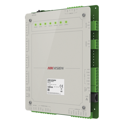 Controlador de Acceso / 2 Puertas / 4 Lectores / 100,000 Tarjetas / 10,000 Huellas / SaaS en la Nube / Gabinete con Fuente 12 Vcd 8 A