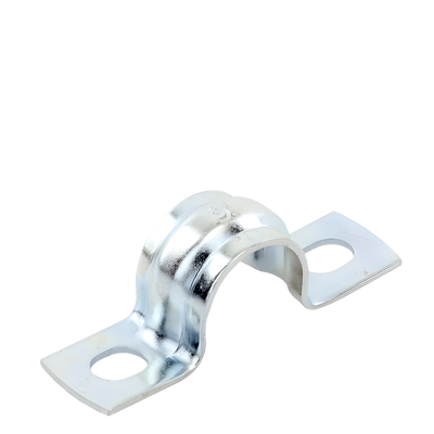 Abrazadera Omega / 5/8" (15.87 mm) / Acero Cincado / Carga 30 kg / Conduit y Cables Ligeros