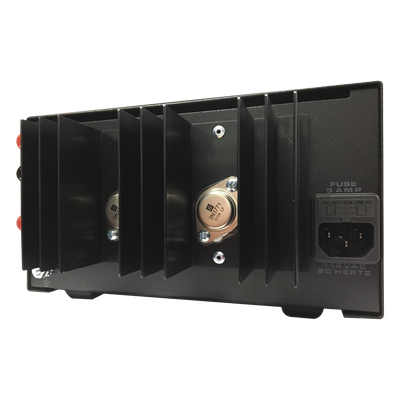 Fuente de Poder Lineal Regulada / 13.8 Vcc / 9 A Continua / 12 A Máxima / Cargador de Baterías 1.5 A / 115 Vca 60 Hz