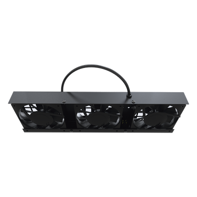 Kit de Ventiladores para Gabinete de Piso / 110 Vca / 12 x 12 cm / 1.56 ft Cable / Acero Calibre 18