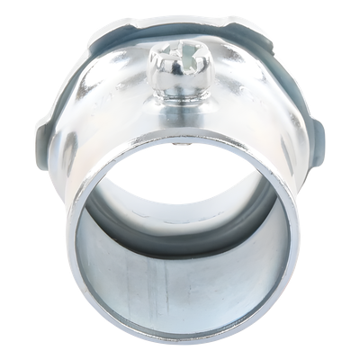 Conector para Tubo / 1" (25 mm) / Pared Delgada / Tornillo Americano / Galvanizado / Etiqueta Verde