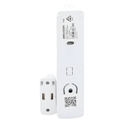 HIKVISION AX PRO / Contacto Magnético Inalámbrico 3 en 1 / 2 Zonas Cableadas / 433 MHz / Montaje en Metal