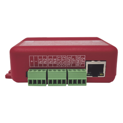 Comunicador Dual para Panel de Incendio / 4G LTE-M + Ethernet / 4 Entradas Contact-ID / 2 Salidas de Voltaje / UL 864 / CSFM 7300