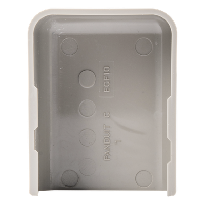 Tapa Final / ABS Resistente a Impactos / UL94V-0 / 0 a 50°C / Color Gris / Sin Herramientas