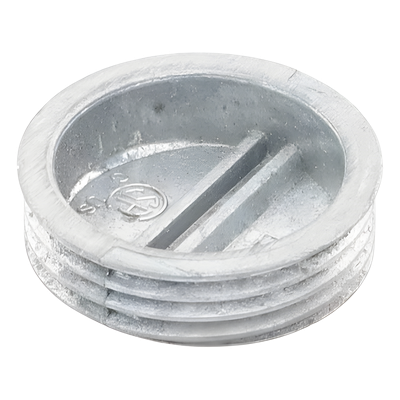 Tapón Roscado / 3/4 Pulgada / Aluminio Inyectado / IP66 / Cajas Cuadradas / UL 514A / CSA-C22.2