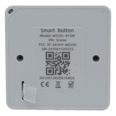 Botón Inteligente Inalámbrico / LoRaWAN / Batería hasta 10 Años / NFC / Automatización y Alertas