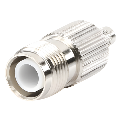 Conector Coaxial TNC / Hembra Inverso / Anillo Plegable / Para Cable RG-142/U / Contacto Oro 50 μm / Aislante Teflón