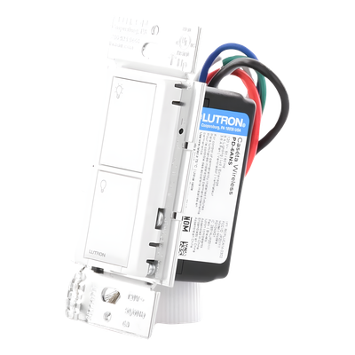 Interruptor On/Off Inalámbrico de Pared / 6 A LED o Fluorescente / 720 W Incandescente / 120 V / Control Pico Directo / Ventiladores 3.6 A