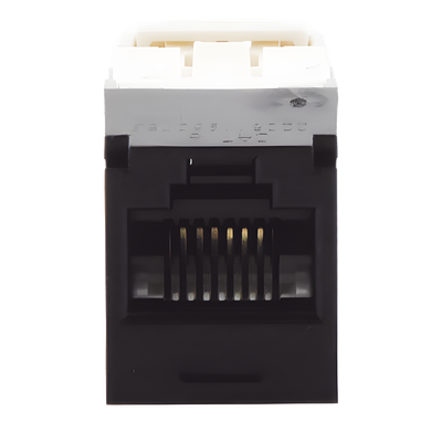 Jack RJ45 / Cat 6 / Mini-Com TG / Sin herramienta de impacto / 8P8C / Negro