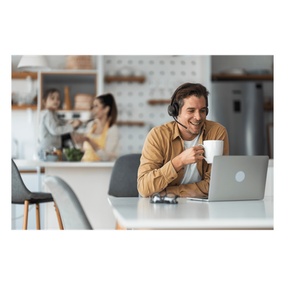 Auricular Mono Bluetooth / Cancelación de Ruido con 3 Micrófonos / 35 Horas de Conversación / Alcance 50 m (164 ft) / USB-C y USB-A