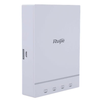 Punto de Acceso Wi-Fi 6 / Hasta 1.7 Gbps / Doble Banda 2.4+5 GHz / 2x2 MU-MIMO / 4 LAN + 1 WAN PoE / Montaje en Pared