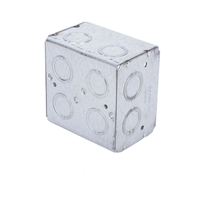 Caja Multigang / 2 Gangs / 2.5 in (6.35 cm) Profundidad / 12 Entradas 1/2-3/4 in (1.27-1.91 cm)