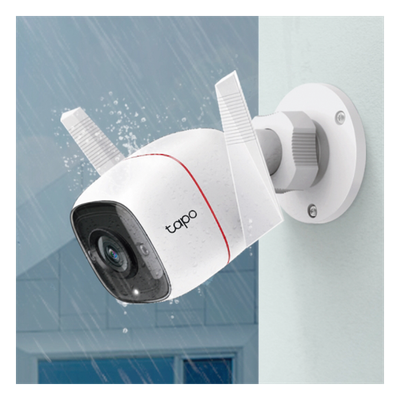 Cámara Bala IP / 3 Megapixel / Wi-Fi 2.4 GHz / IR 30 m (98.4 ft) / Audio Bidireccional / IP66 / MicroSD 128 GB
