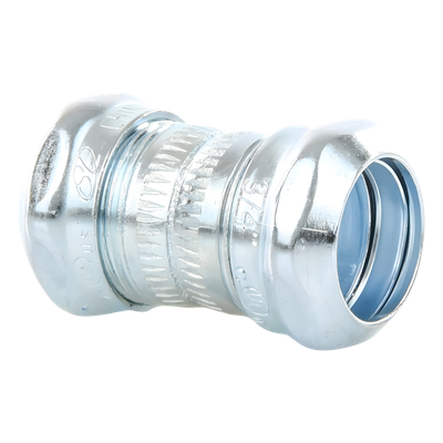 Conector de Compresión / Acero Galvanizado / 3/4 in / Pared Delgada / 10 mm (0.394 in) de Alto