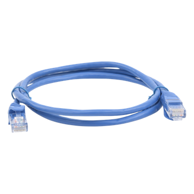 Cable de Parcheo UTP Cat5e / 1 Metro (3.28 Pies) / Azul / RJ45 / 100 Ohm